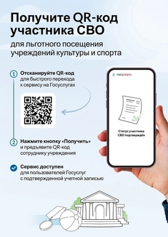 Сервис «QR-код для подтверждения статуса участника СВО»